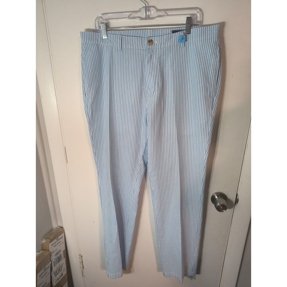 Vineyard Vines Men's 36 x 32 Blue Seersucker Breaker Pants 🐳